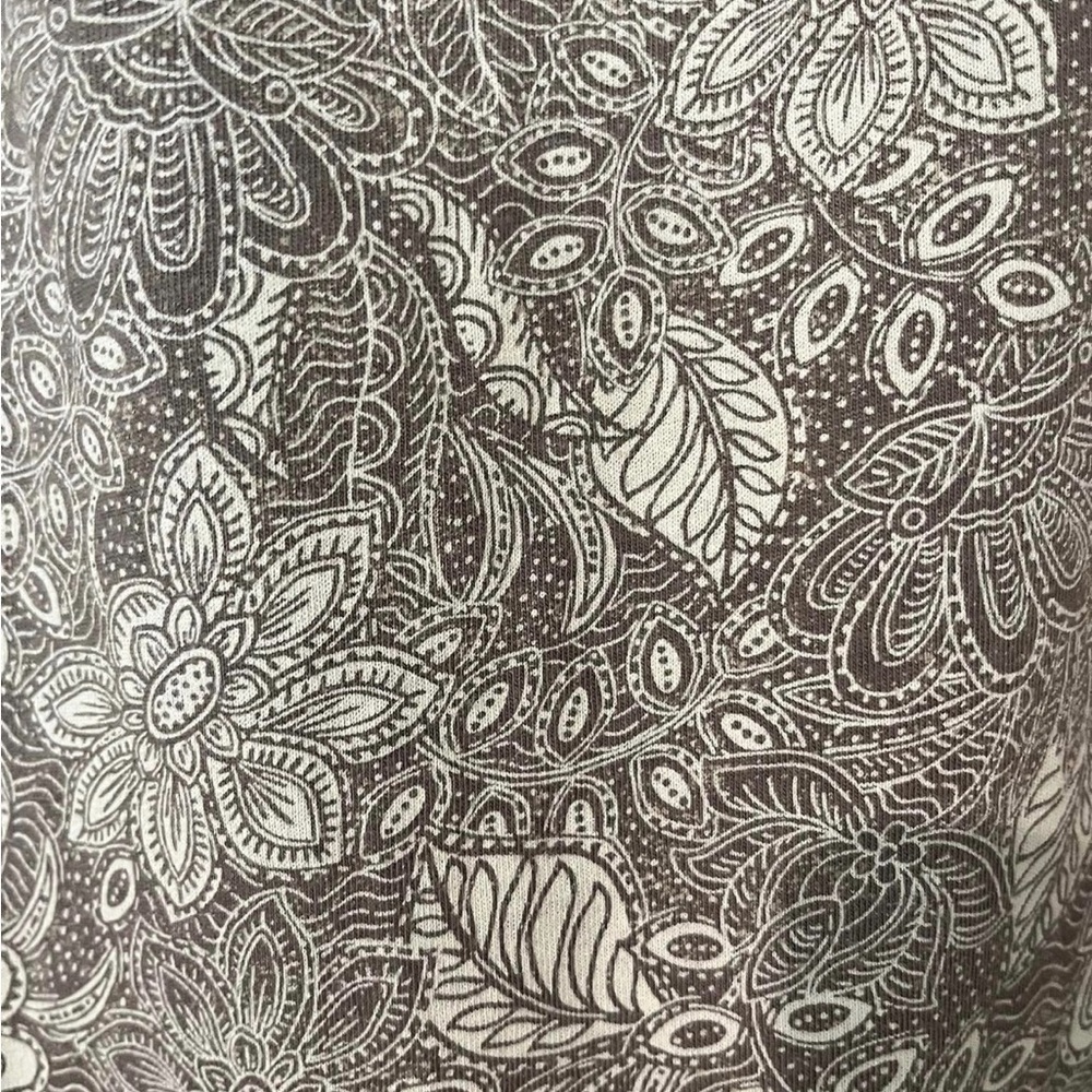 J JILL FLORAL PRINTED TUNIC SIZE MEDIUM. TAN/CREAM NWT! - Picture 6 of 6